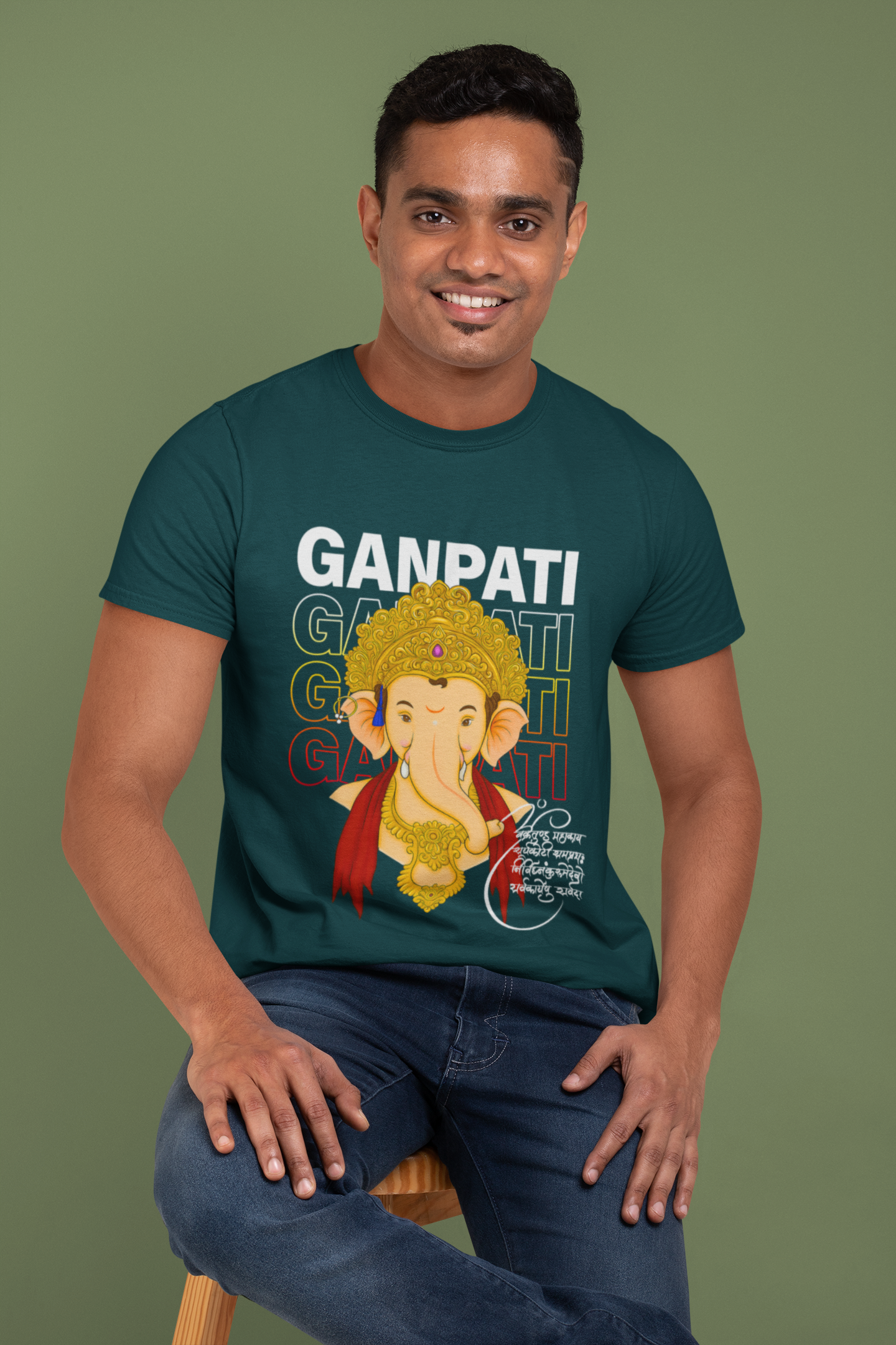 Men's Ganpati D4 T-Shirt