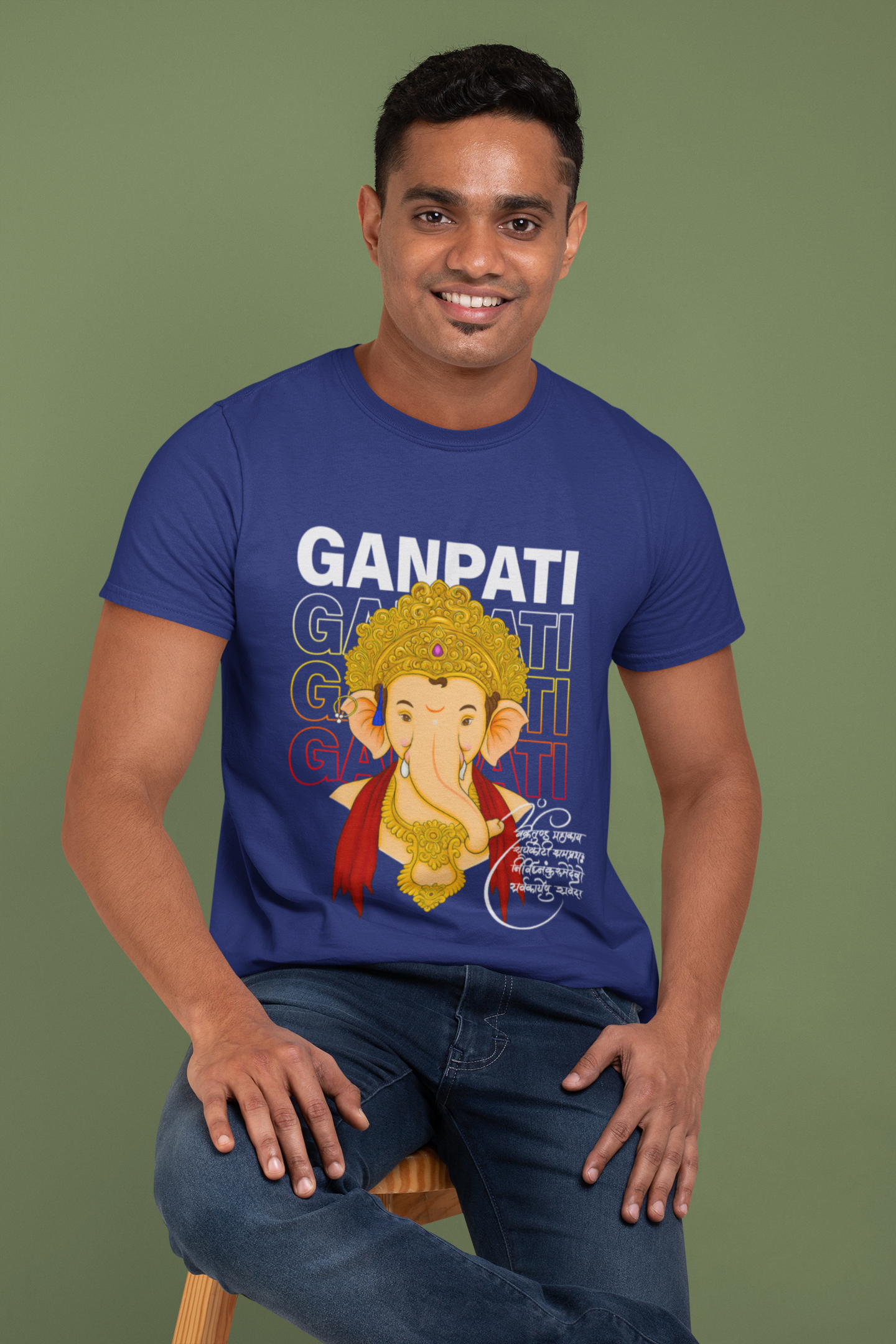 Men's Ganpati D4 T-Shirt