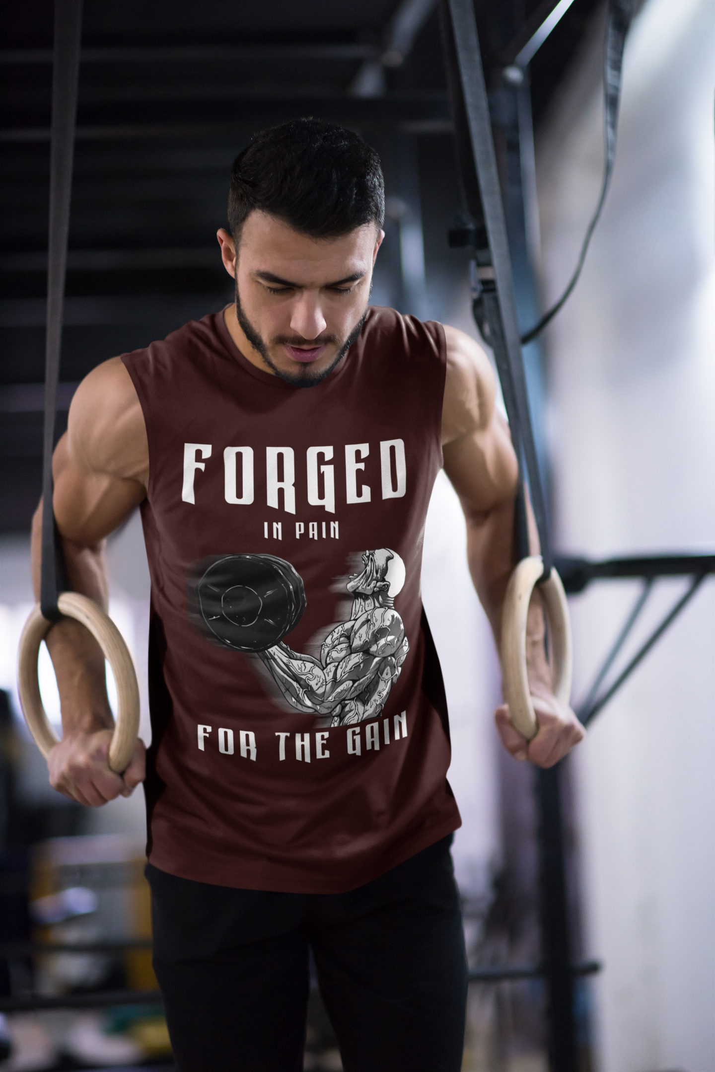 Men's Gym Gain Sleeveless T-Shirt