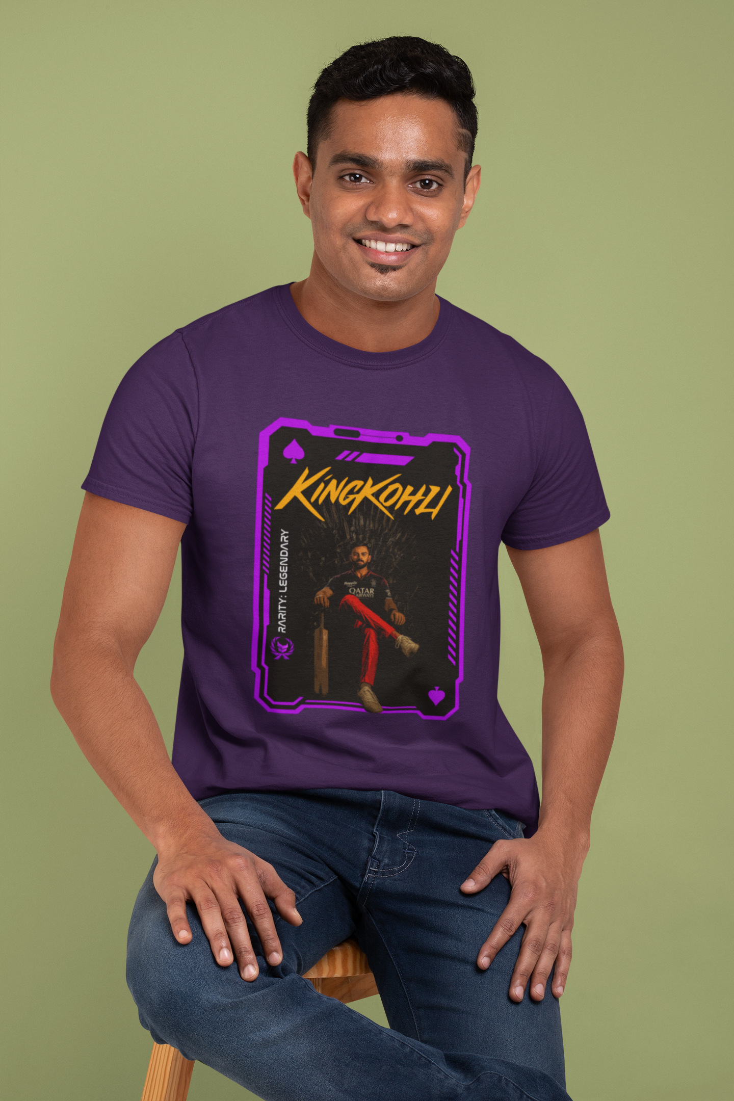 Men's King Kohli T-Shirt