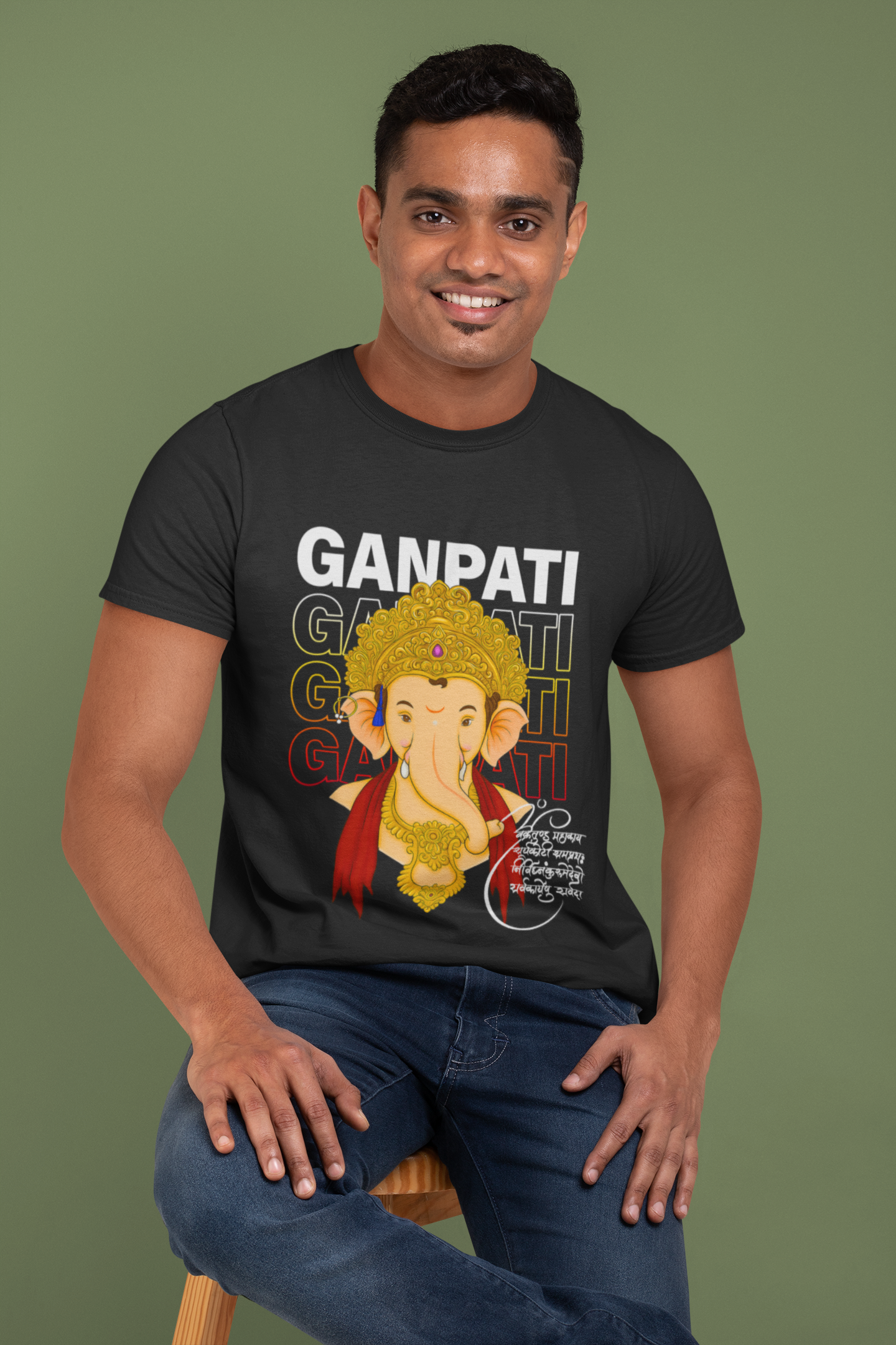Men's Ganpati D4 T-Shirt