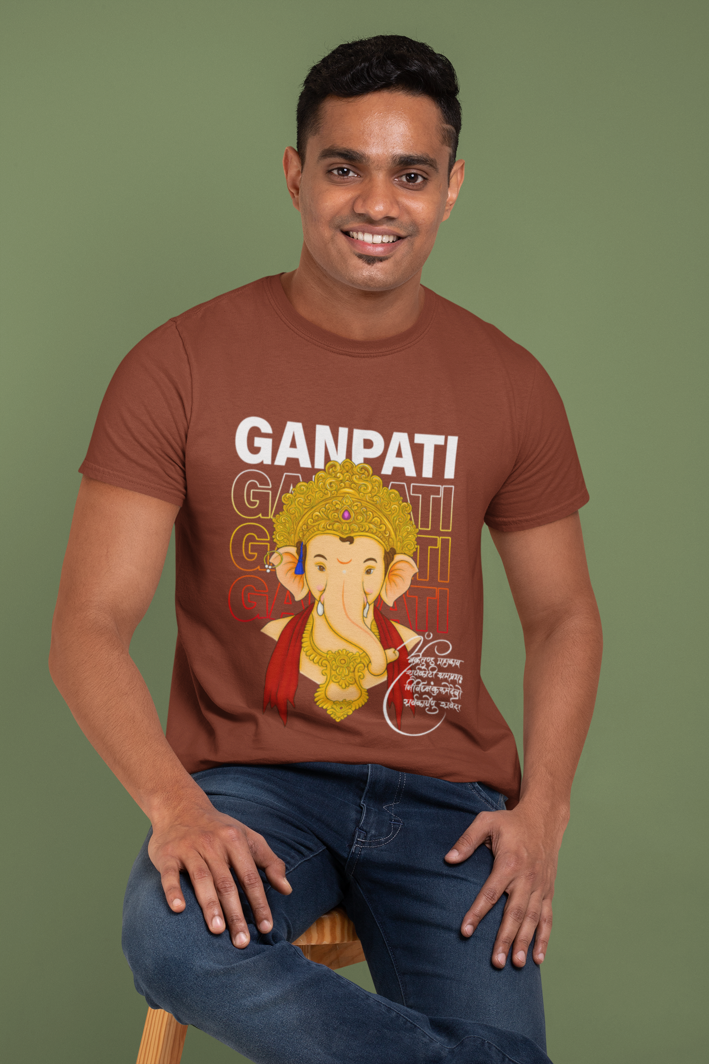 Men's Ganpati D4 T-Shirt