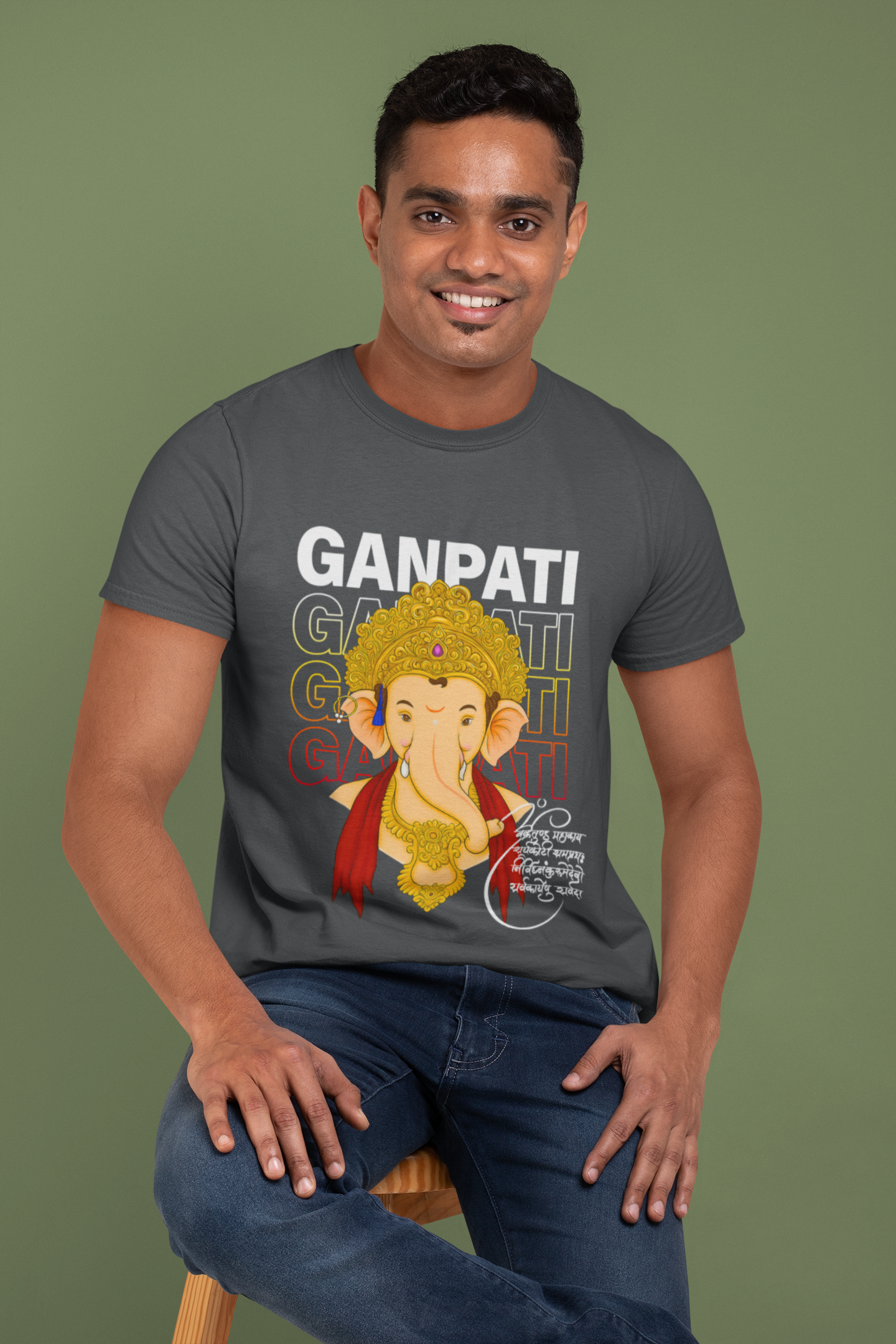 Men's Ganpati D4 T-Shirt