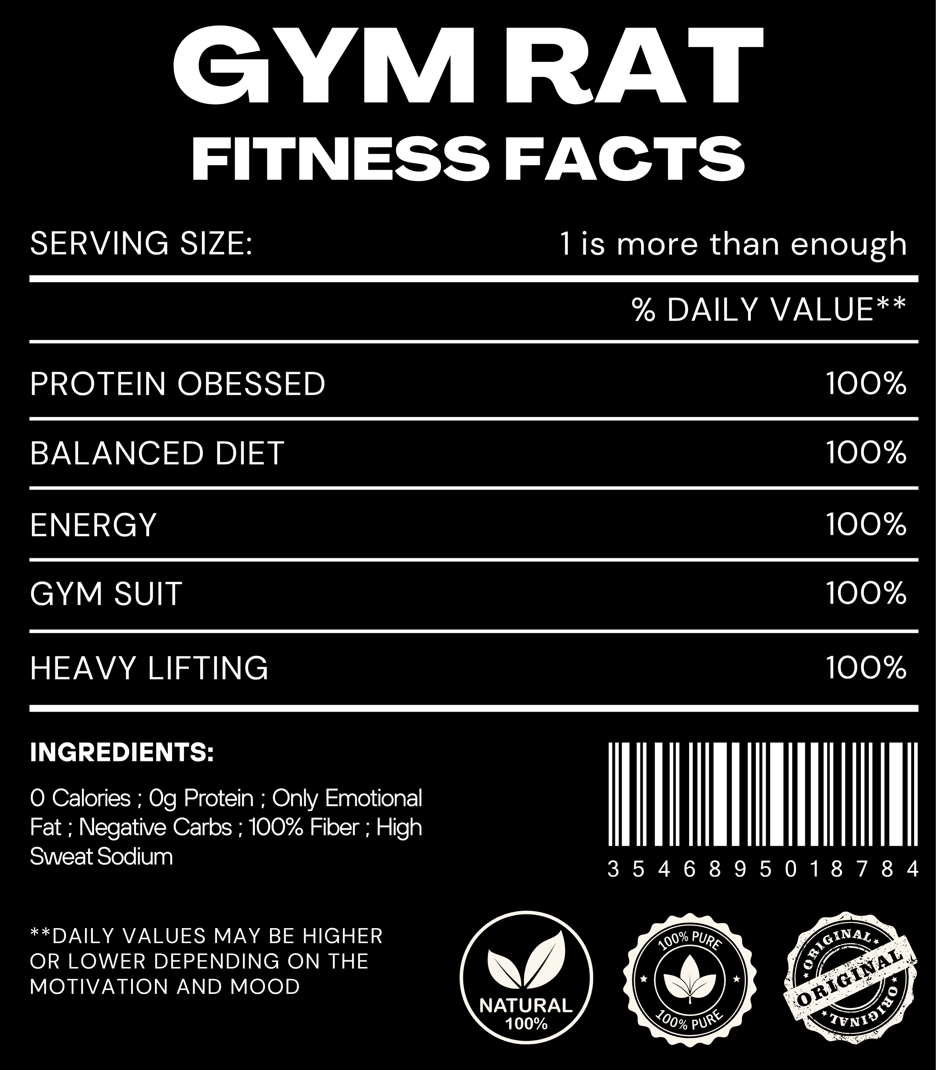 Men's Gym Rat Facts Sleeveless T-Shirt