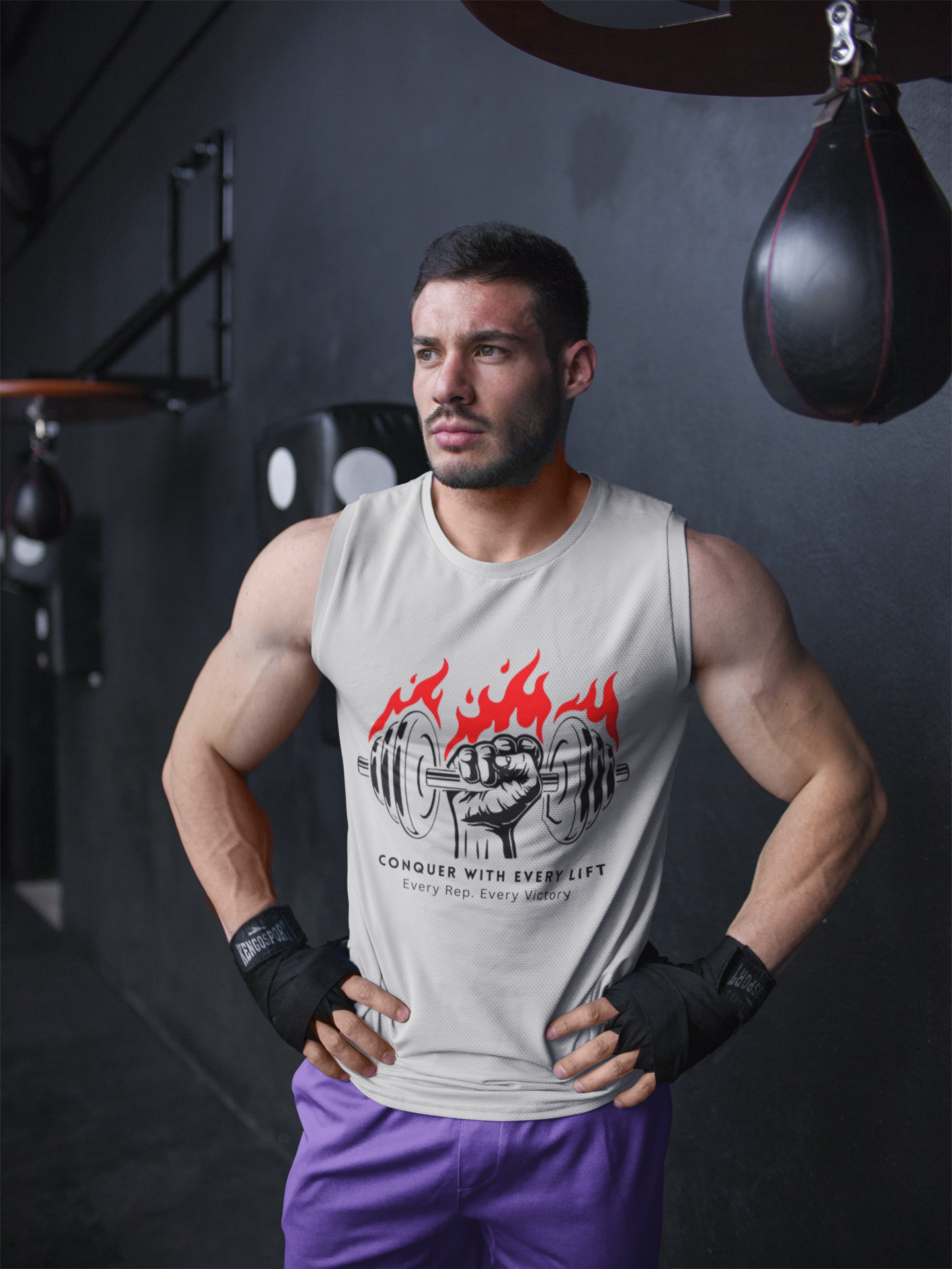 Men's Gym Lift Sleeveless T-Shirt