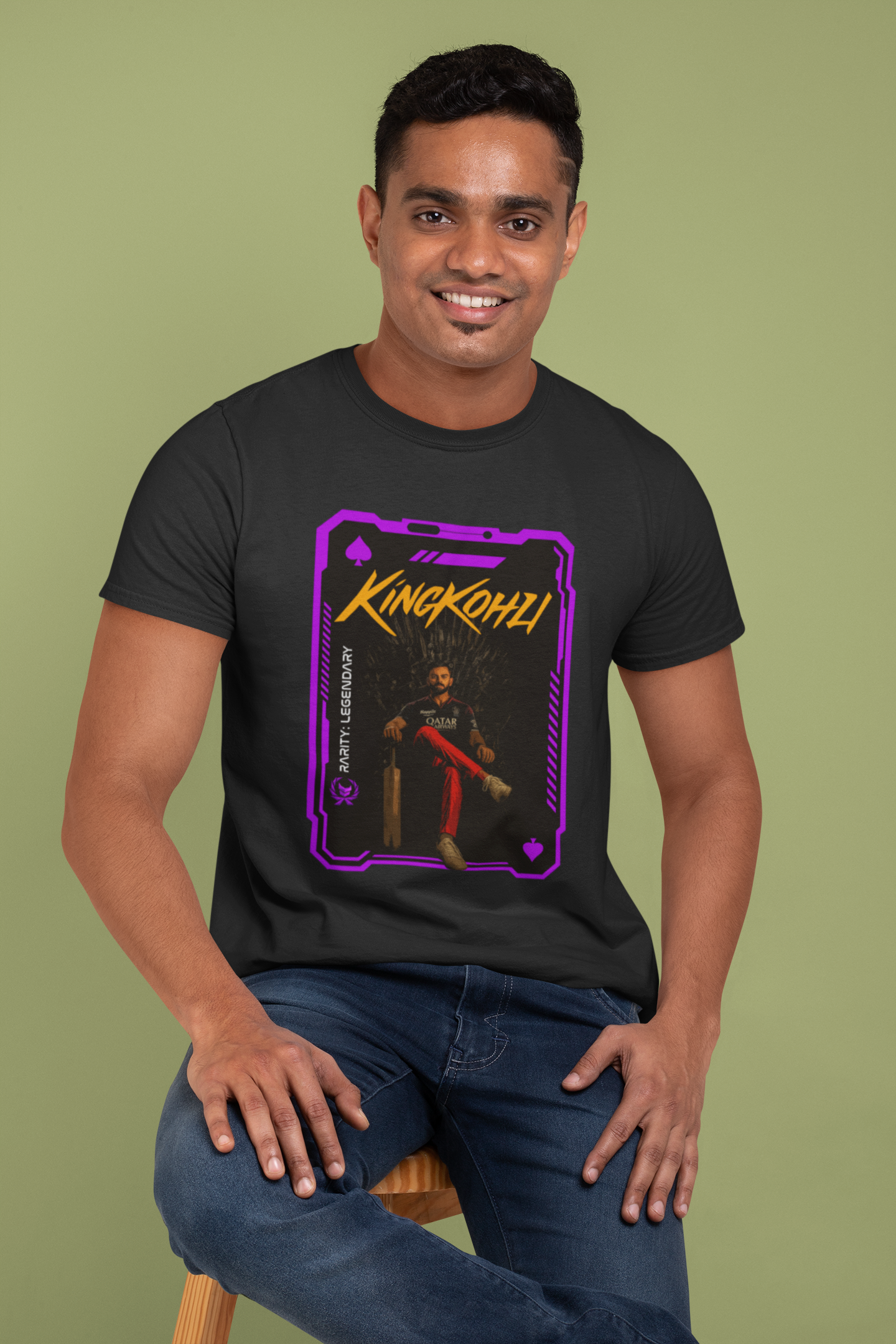 Men's King Kohli T-Shirt