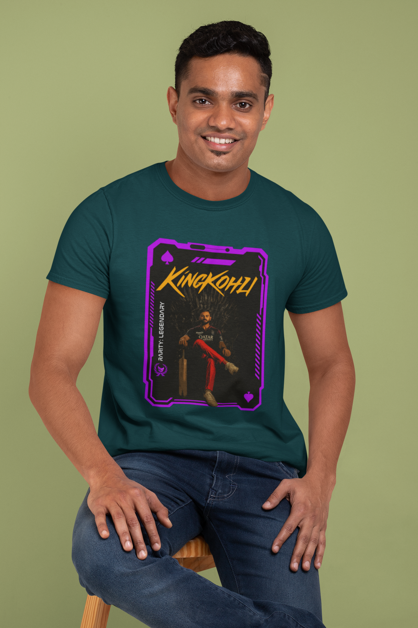 Men's King Kohli T-Shirt