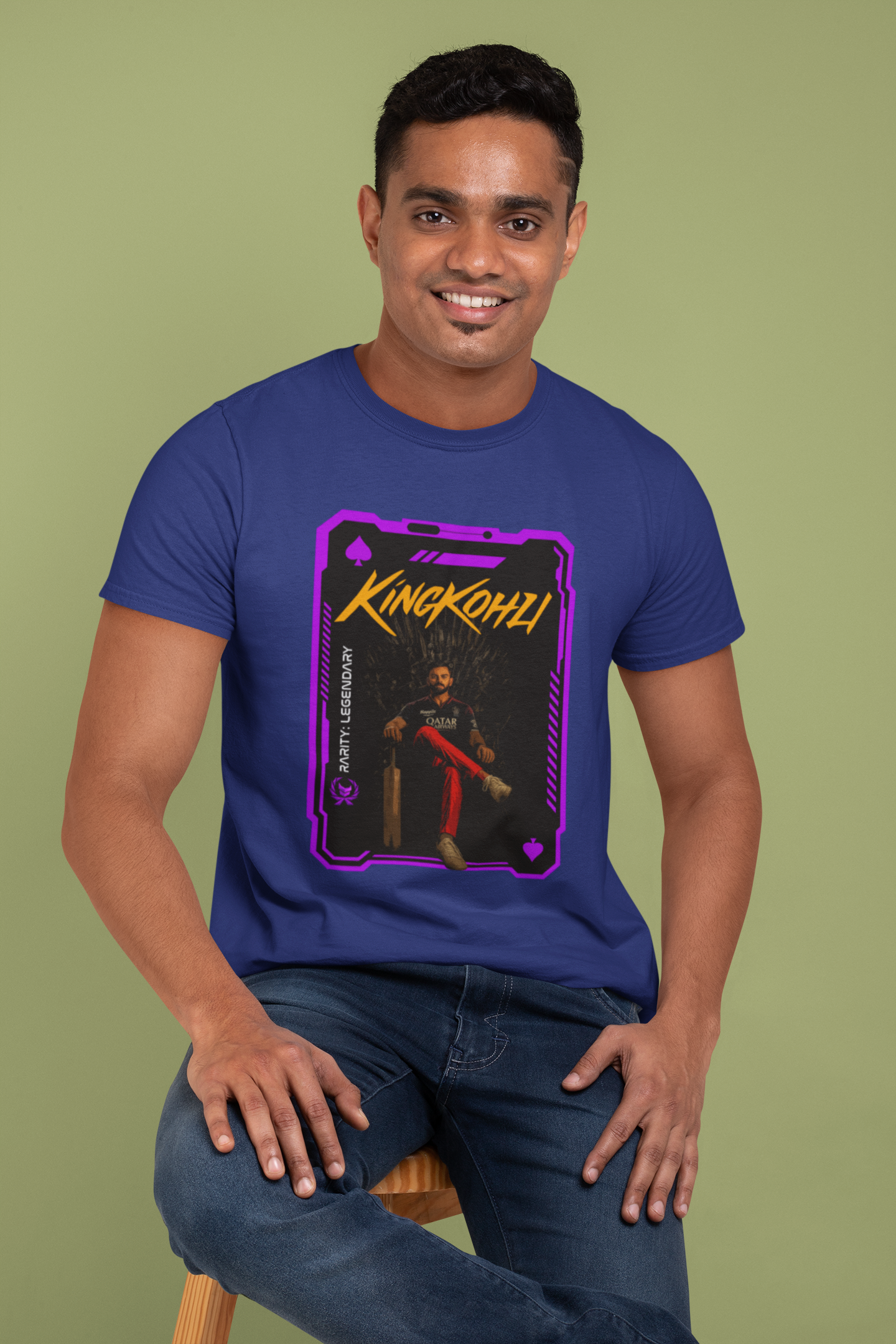 Men's King Kohli T-Shirt