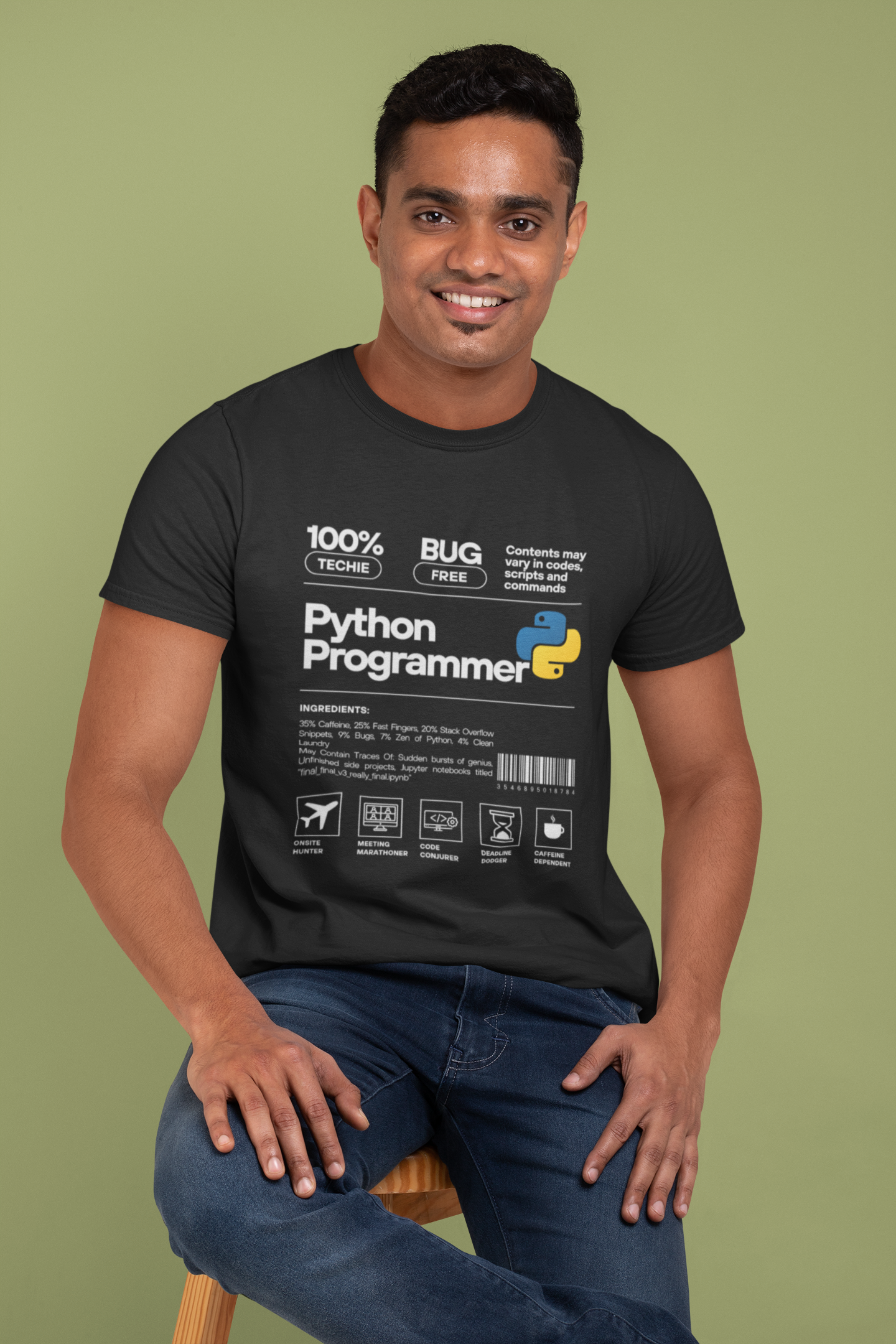 Men's Python Programmer T-Shirt