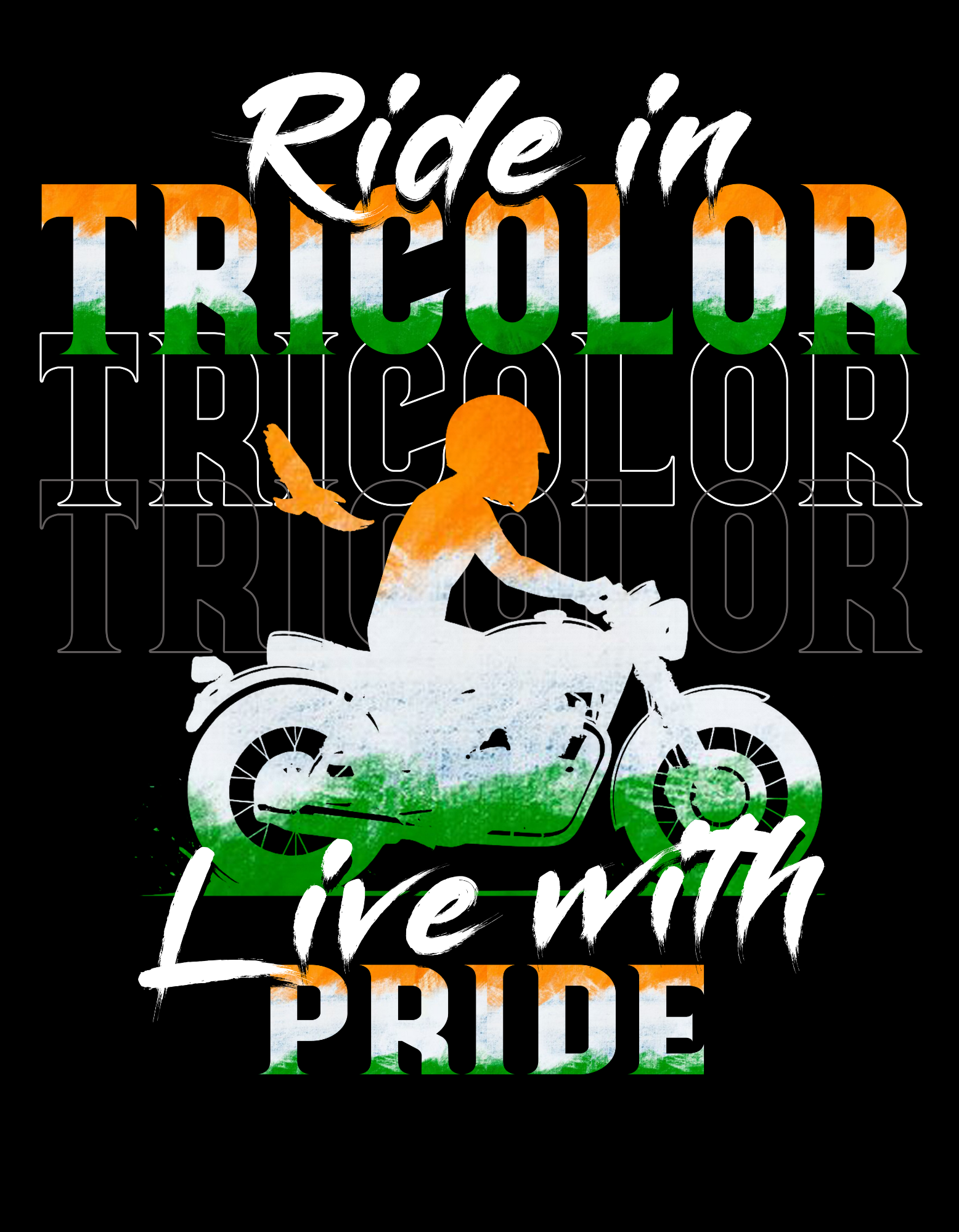 Men's Tricolor Ride T-Shirt