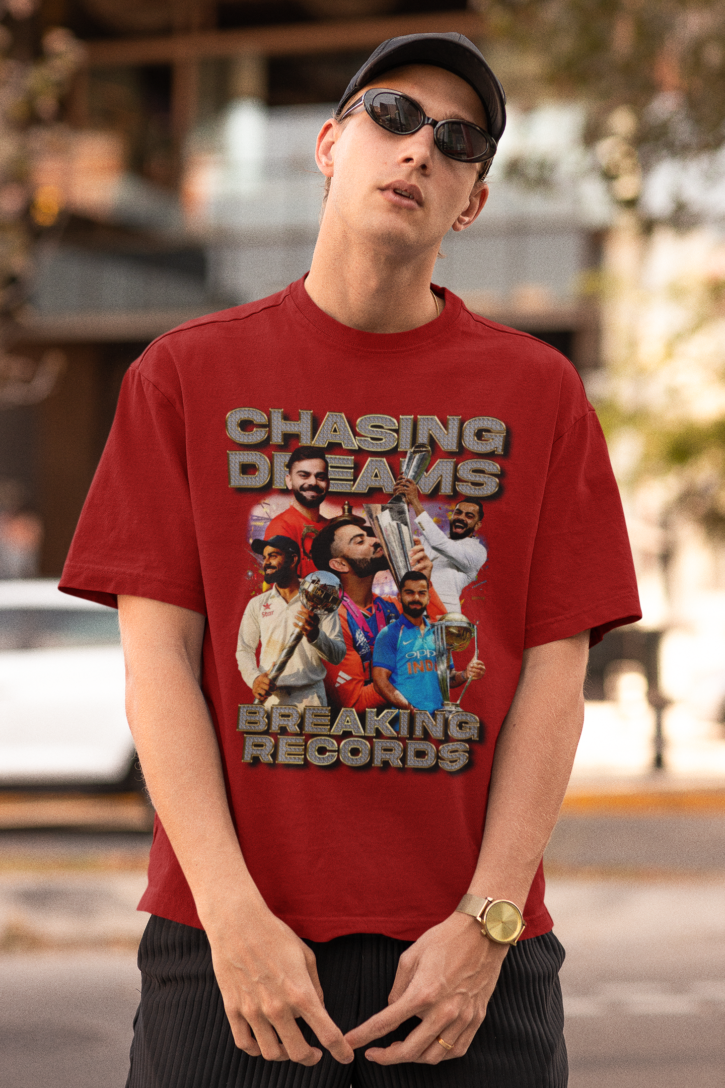 Kohli Records Oversized T-Shirt