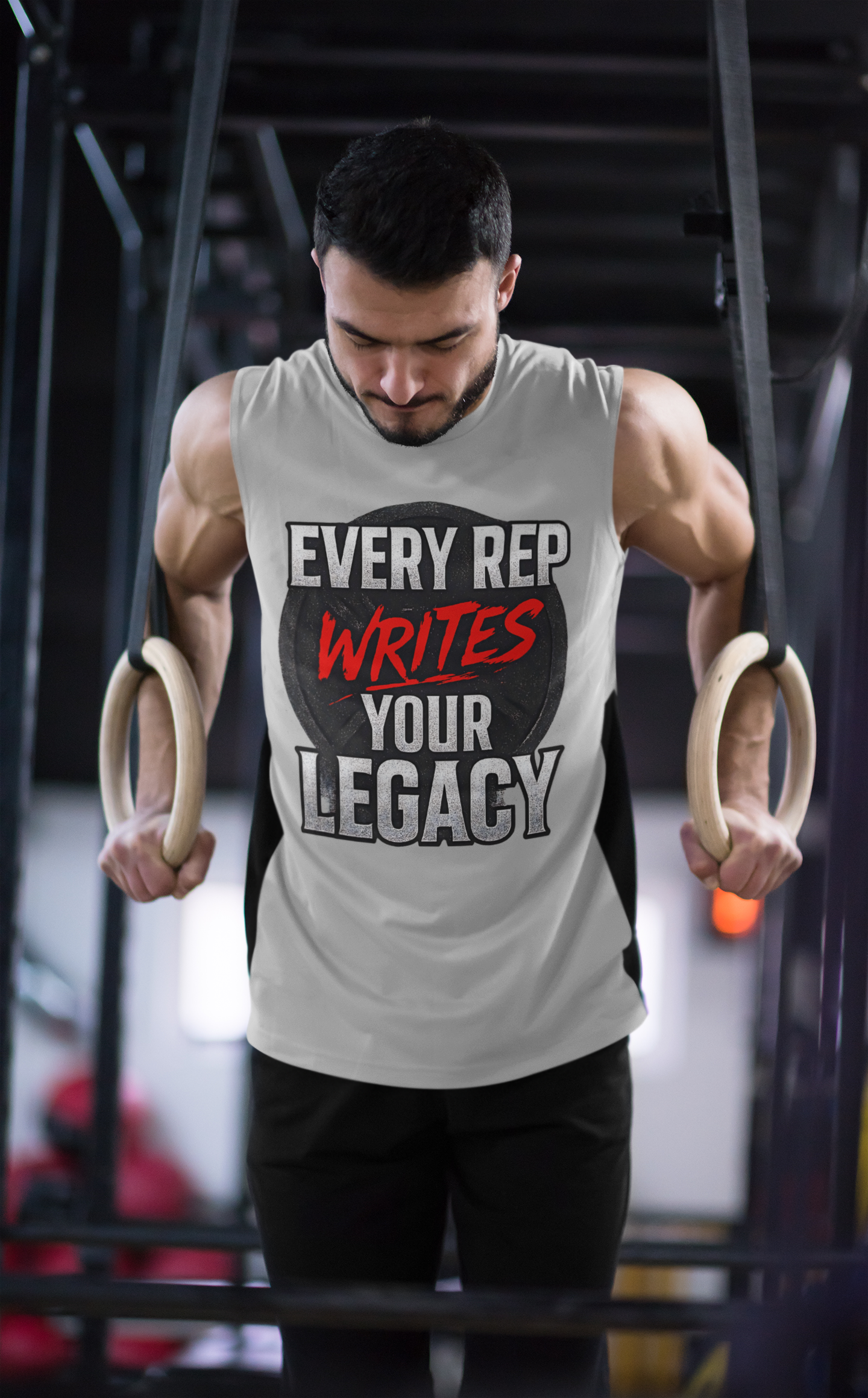 Men's Gym Rep Sleeveless T-Shirt