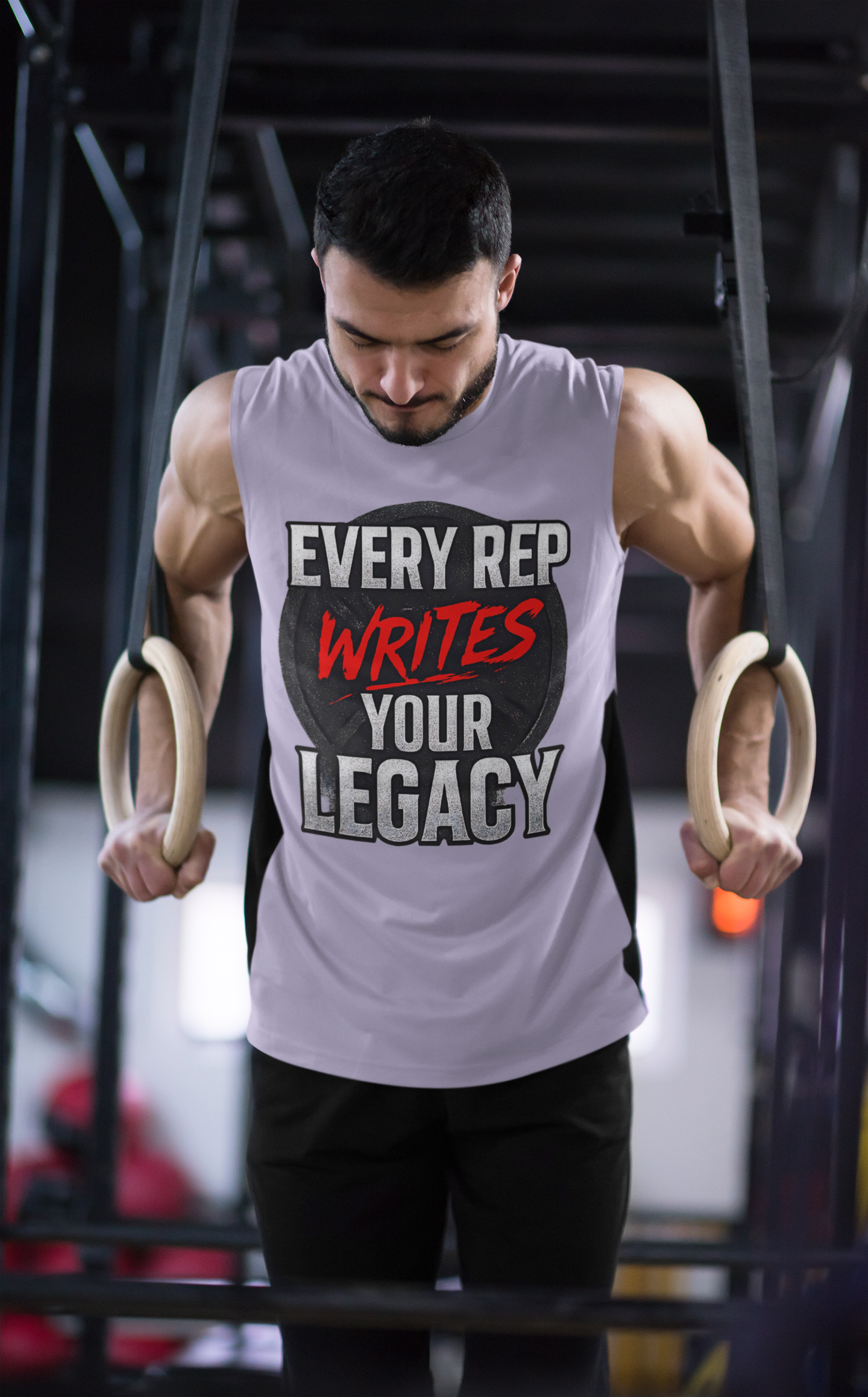 Men's Gym Rep Sleeveless T-Shirt