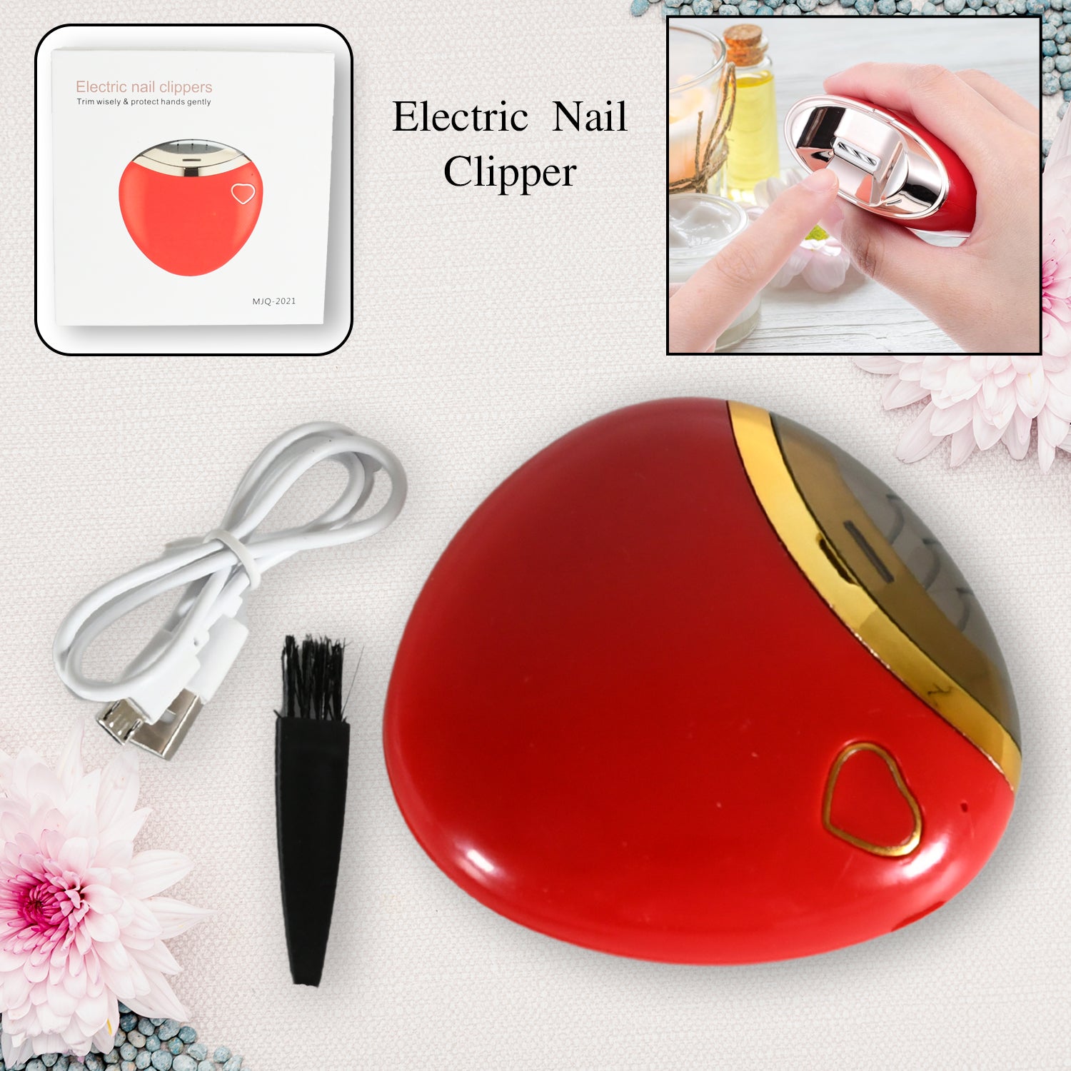 Automatic Electric Nail Clipper Filer
