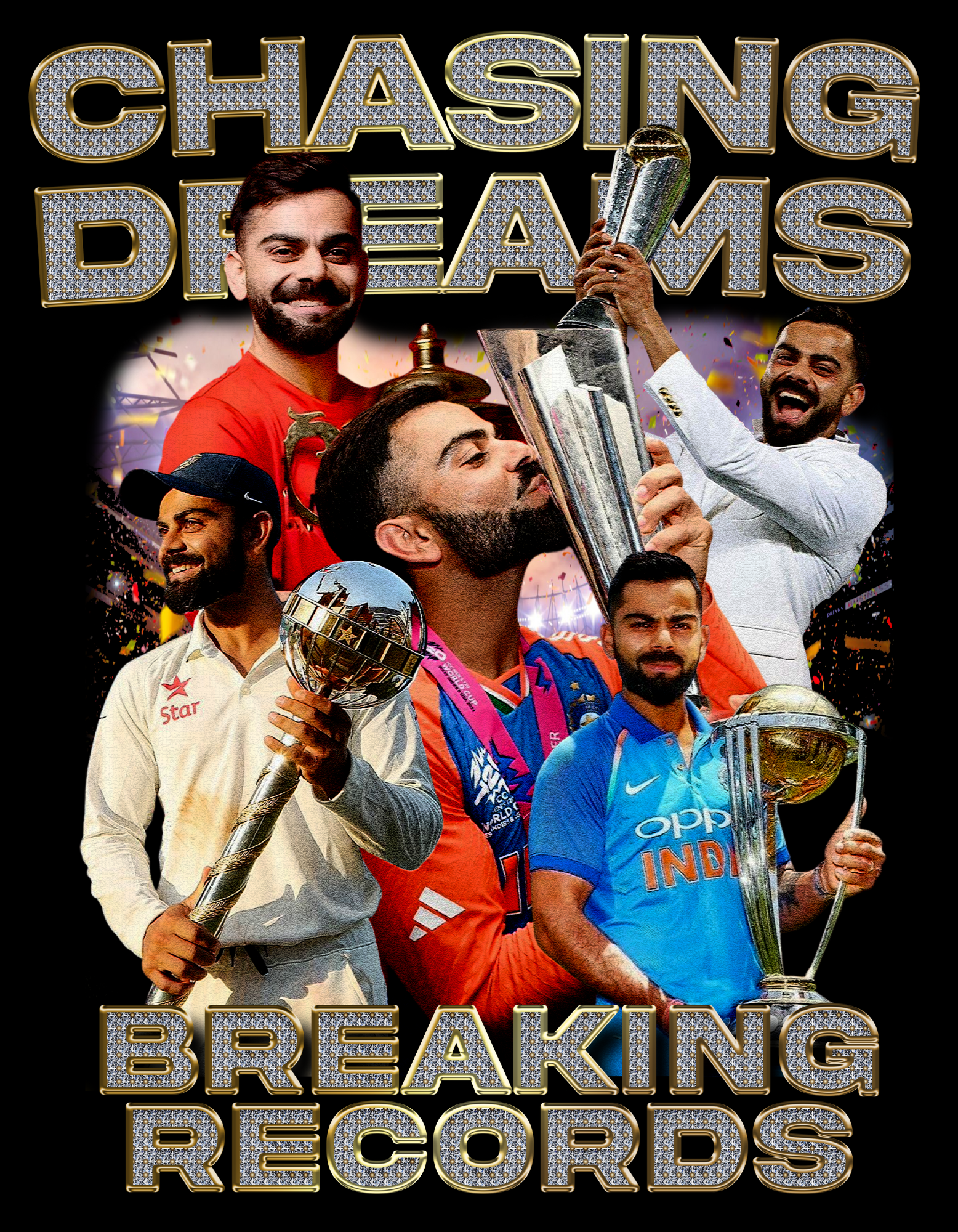 Kohli Records Oversized T-Shirt